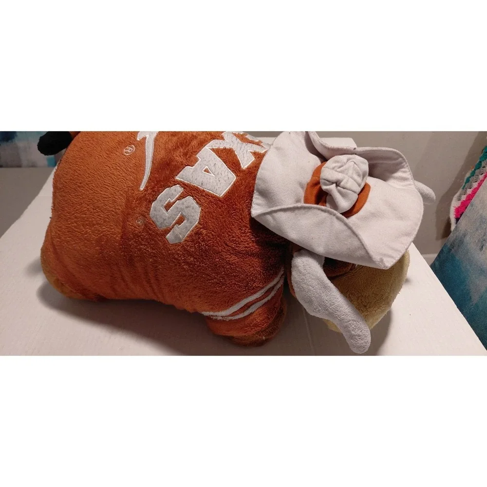 Bevo university's mascot officially licensed NCAA Texas Longhorns Pillow Pet